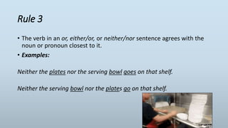 Subject verb agreement | PPTX