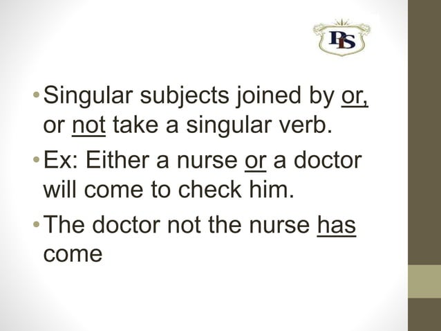 subject verb agreement قثشممغ لخخي بخق غخع | PPTX