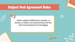 Subject Verb Agreement Rules Explained Easily | PDF