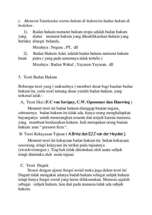 Subjek hukum