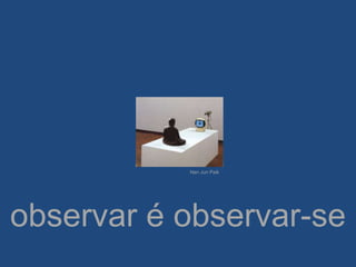 Nan Jun Paik




observar é observar-se
 