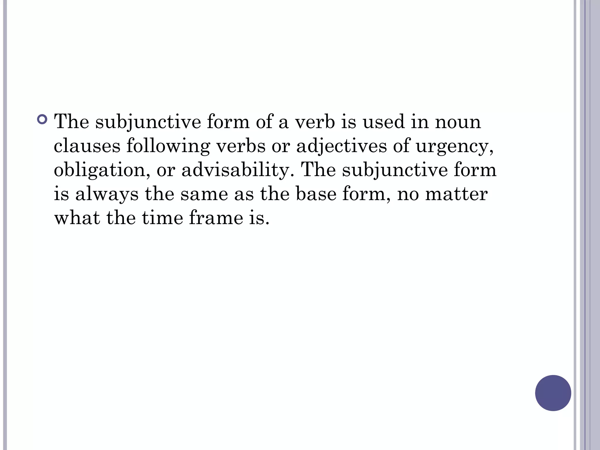 Subjunctive 3° | PPT