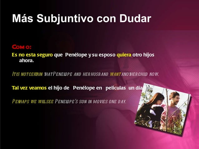 Subjunctive with Doubt & Denial | PPT