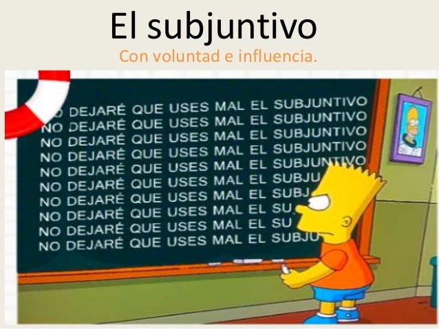 Resultado de imagen de subjuntivo