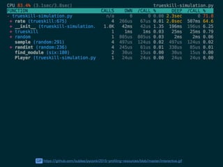 GIF https://github.com/sublee/pyconkr2015-profiling-resources/blob/master/interactive.gif
 