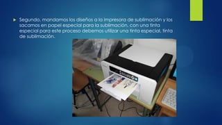 Sublimacion sistemas de impresion