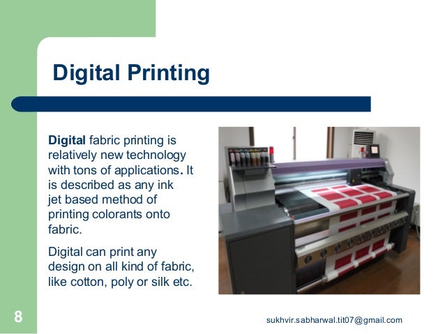 sublimation digital printing