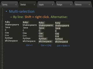 Sublime | PDF