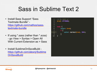 Sublime Text 2 Tips & Tricks | PPTX