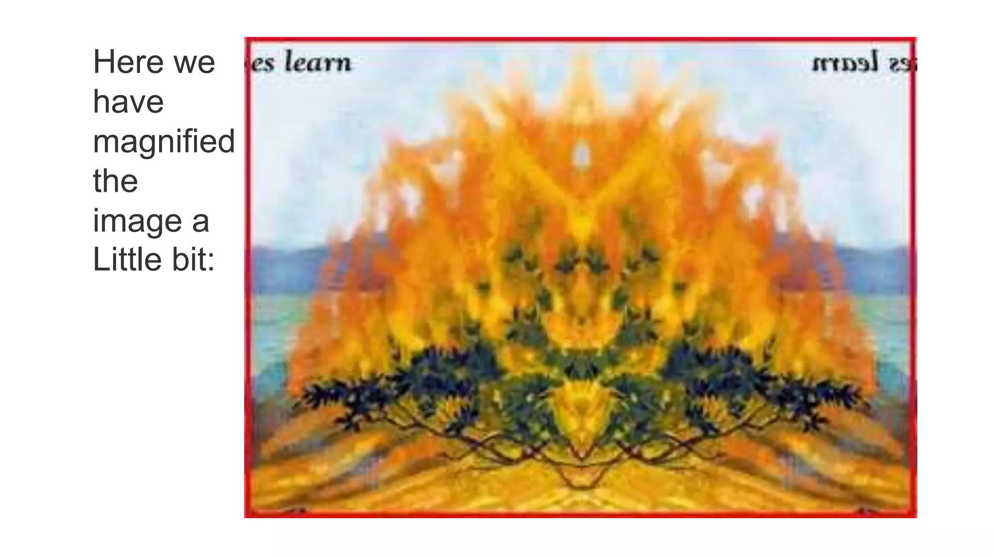 Here we
have
magnified
the
image a
Little bit:
 