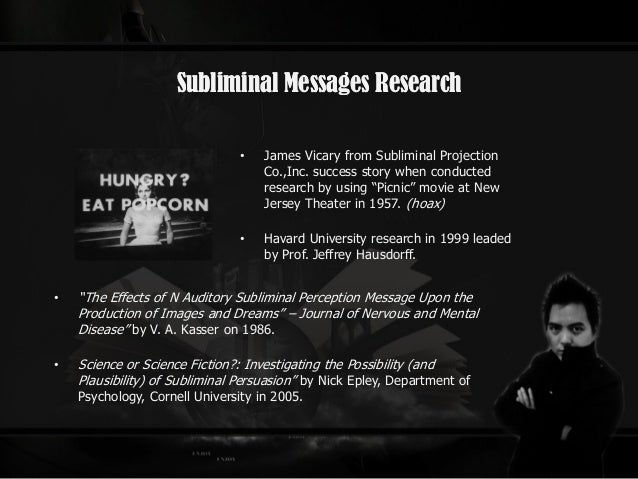 subliminal definition psychology example subliminal definition psychology example