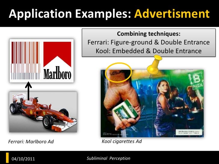subliminal perception advertising examples subliminal perception advertising examples