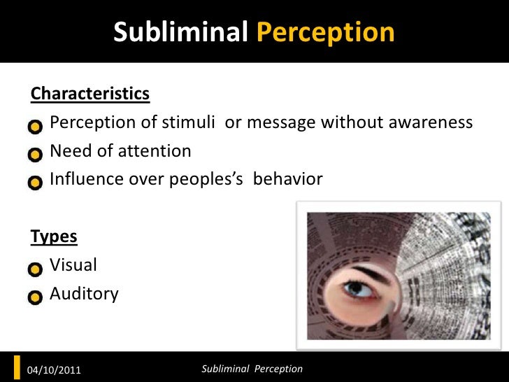 Subliminal messages fv