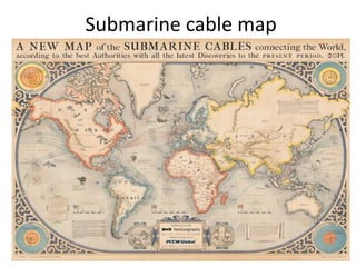 Submarine cable map
 
