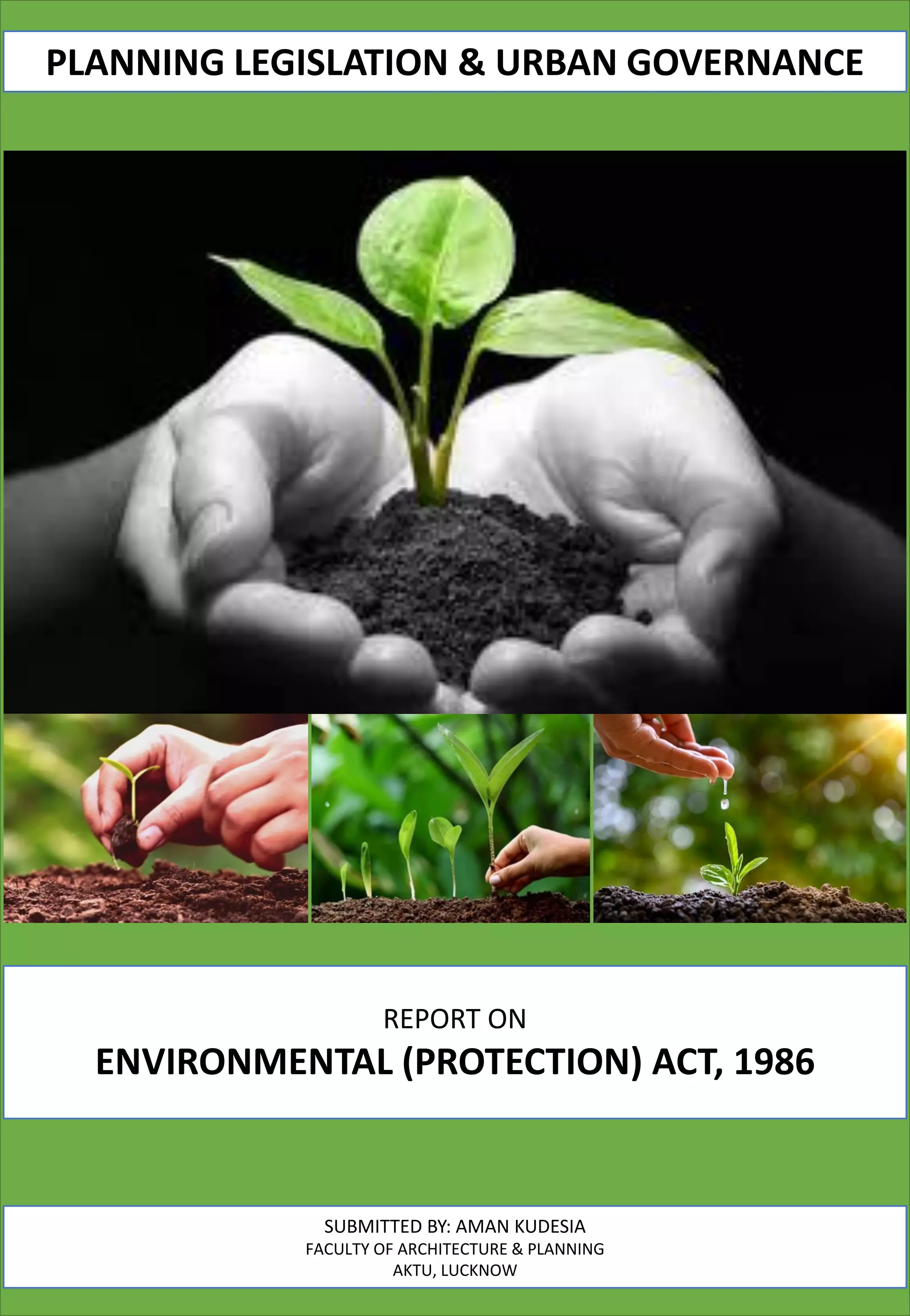 Environmental (Protection) Act, 1986 PDF
