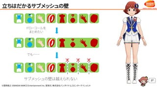 ©窪岡俊之 ©BANDAI NAMCO Entertainment Inc. 配信元：株式会社バンダイナムコエンターテインメント
立ちはだかるサブメッシュの壁
27
ドローコールを
まとめたい
でも……
サブメッシュの壁は越えられない
 