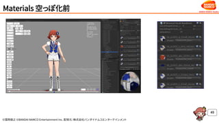 ©窪岡俊之 ©BANDAI NAMCO Entertainment Inc. 配信元：株式会社バンダイナムコエンターテインメント
Materials 空っぽ化前
49
 