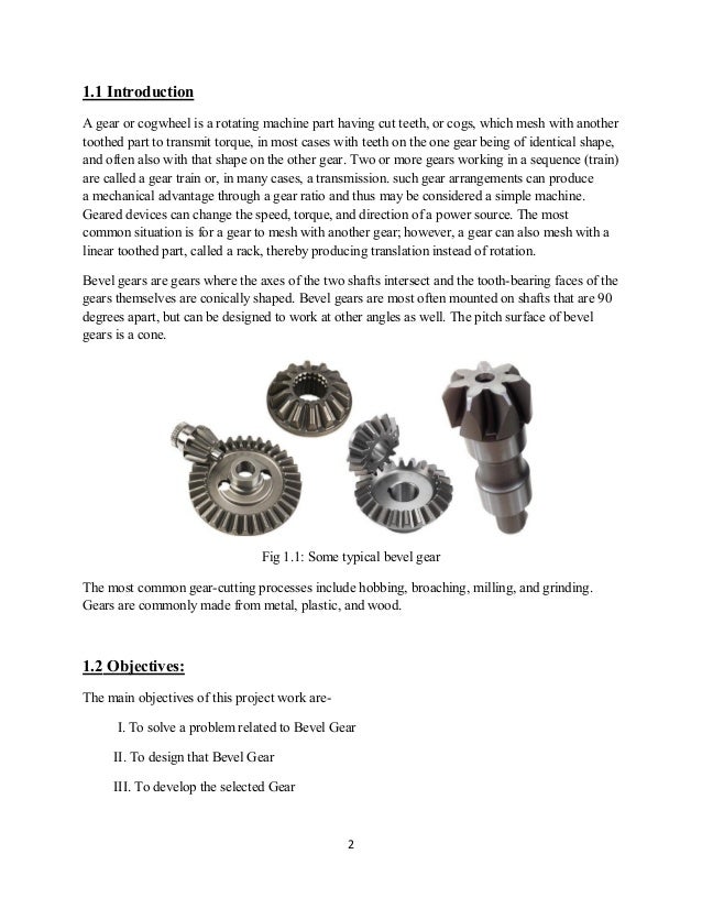 Design and construction of Bevel gear