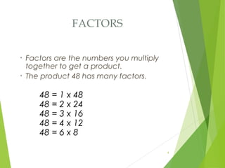 Factorization | PPT