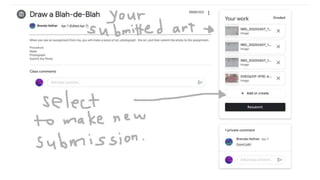 Submit photos to google classroom
