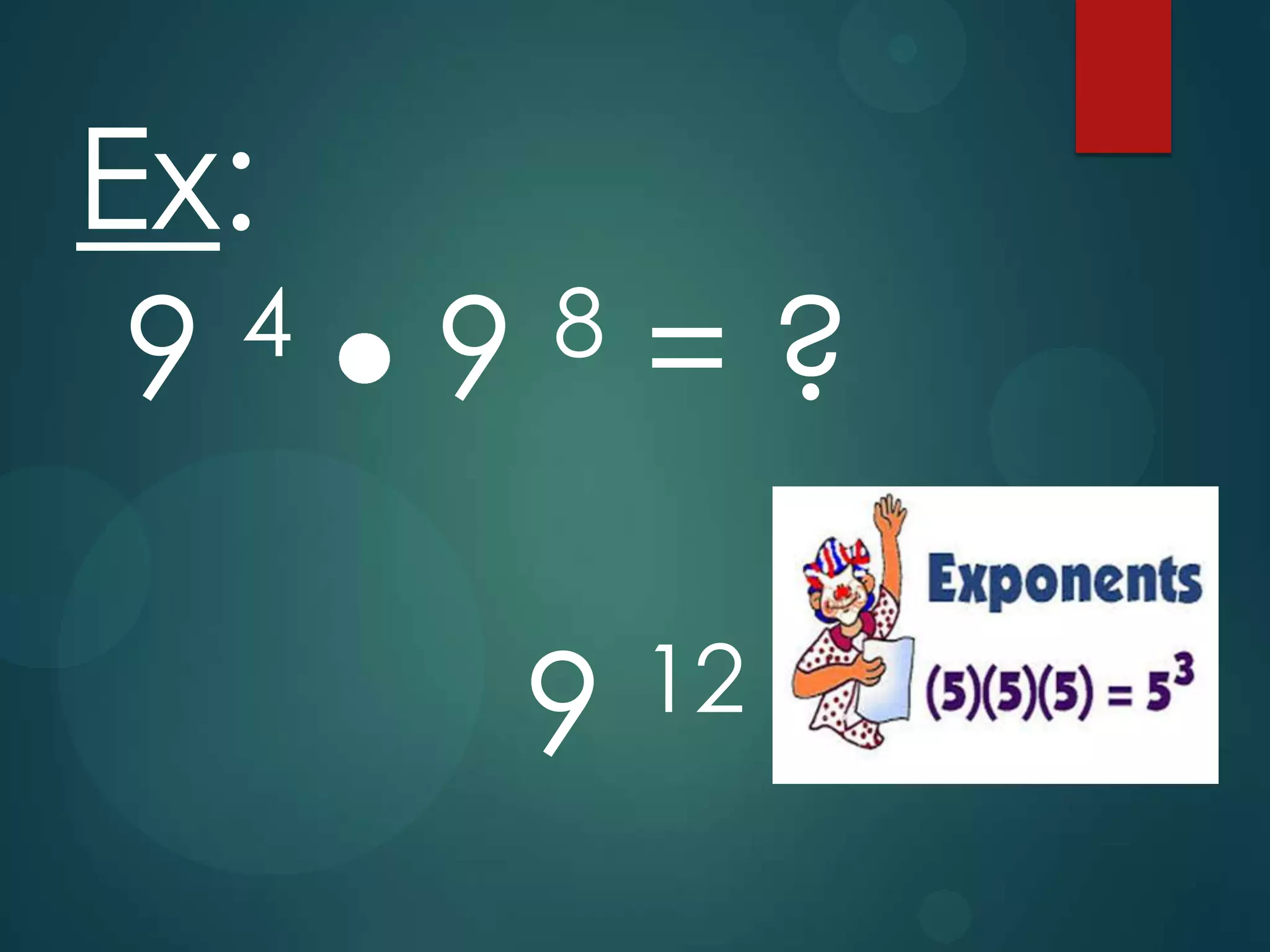 Ex:
4
9

9 =?
8

9

12

 