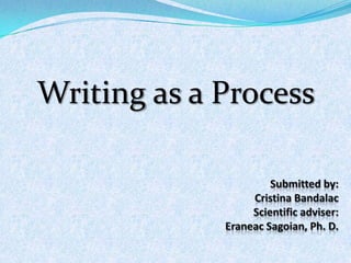 Writing as a Process

 