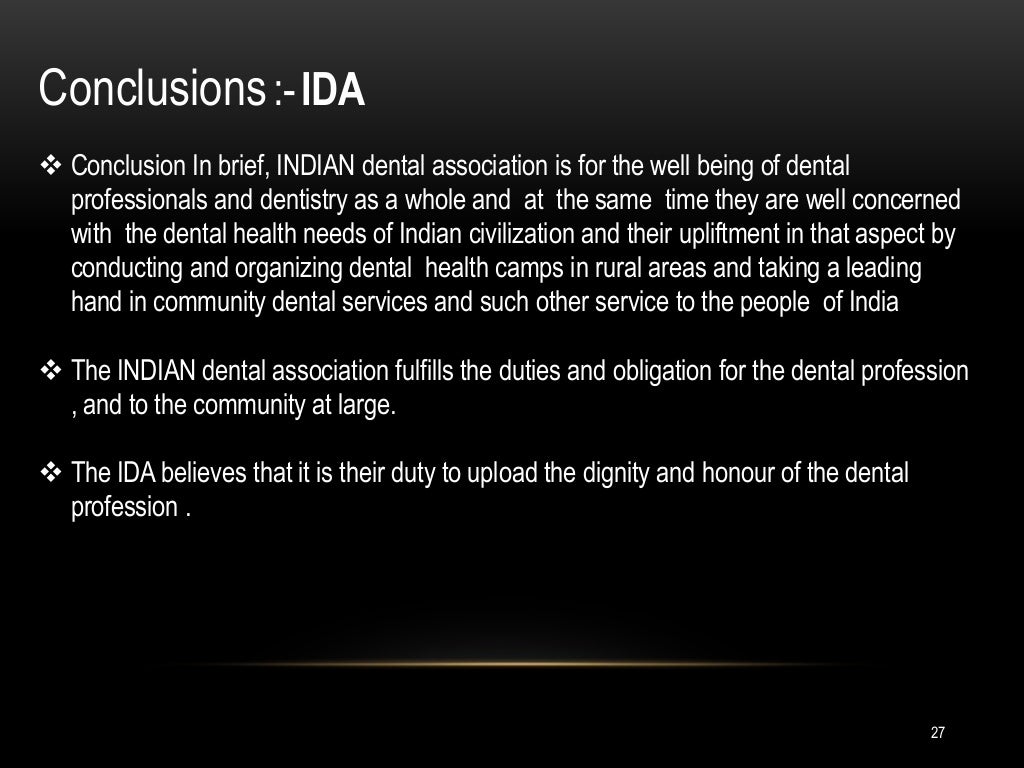 indian dental association and dental council of india Submitted by