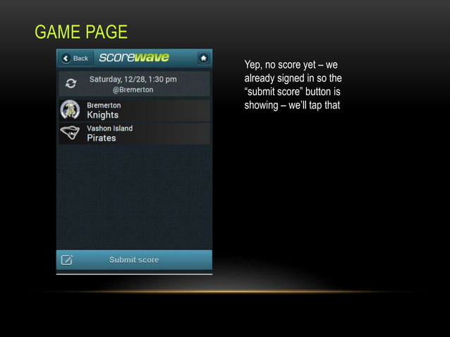 Sharing scores with Scorewave! | PPT