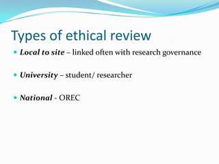 Respect for persons (dignity); 