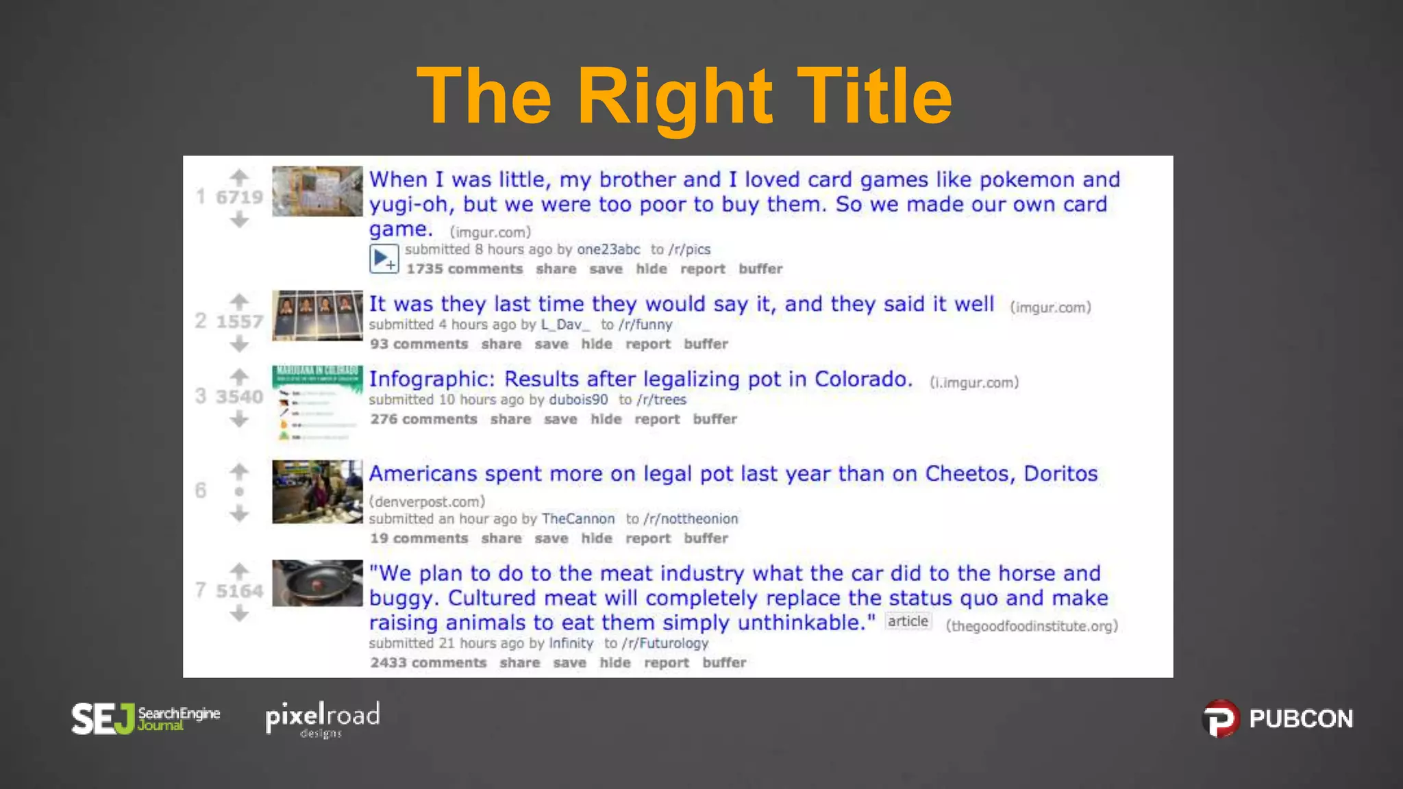 The Right Title
 