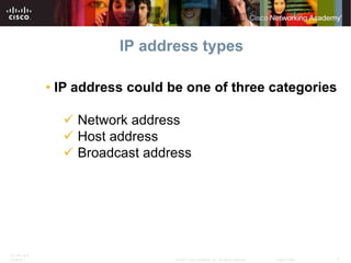 IP address types ,[object Object]