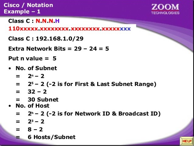 class a subnetting example pdf