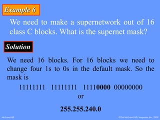 Subnetting supernetting | PPT