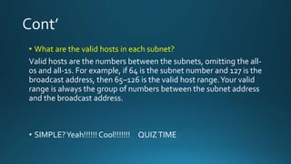 Subnetting made simple | PPTX | Computer Networking | Computing