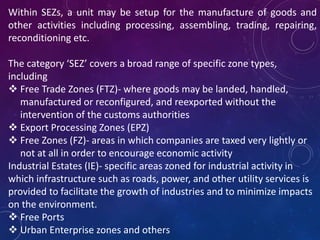 Specific Zone special economic zone | PPTX