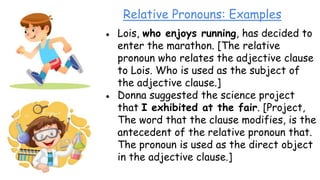 Subordinate clauses for grade 5 students | PPTX