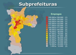 155.000 a  159.000 (1) 144.000 a  155.000 (1) 133.000 a  144.000 (1) 122.000 a  133.000 (4) 111.000 a  122.000 (1) 100.000 a  111.000 (1) 89.000 a  100.000 (2) 78.000 a  89.000 (1) 67.000 a  78.000 (6) 56.000 a  67.000 (9) 45.000 a  56.000 (12) 34.000 a  45.000 (18) 23.000 a  34.000 (22) 12.000 a  23.000 (14) 1.000 a  12.000 (3) Empregos 