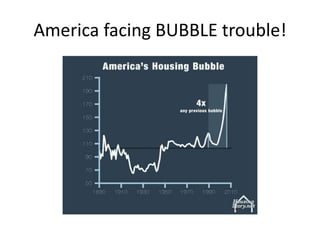 America facing BUBBLE trouble!
 