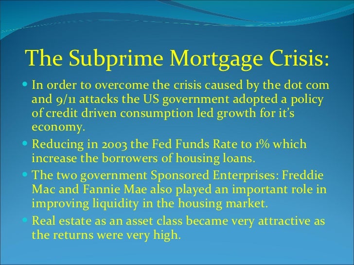 subprime mortgage defaults by demographics