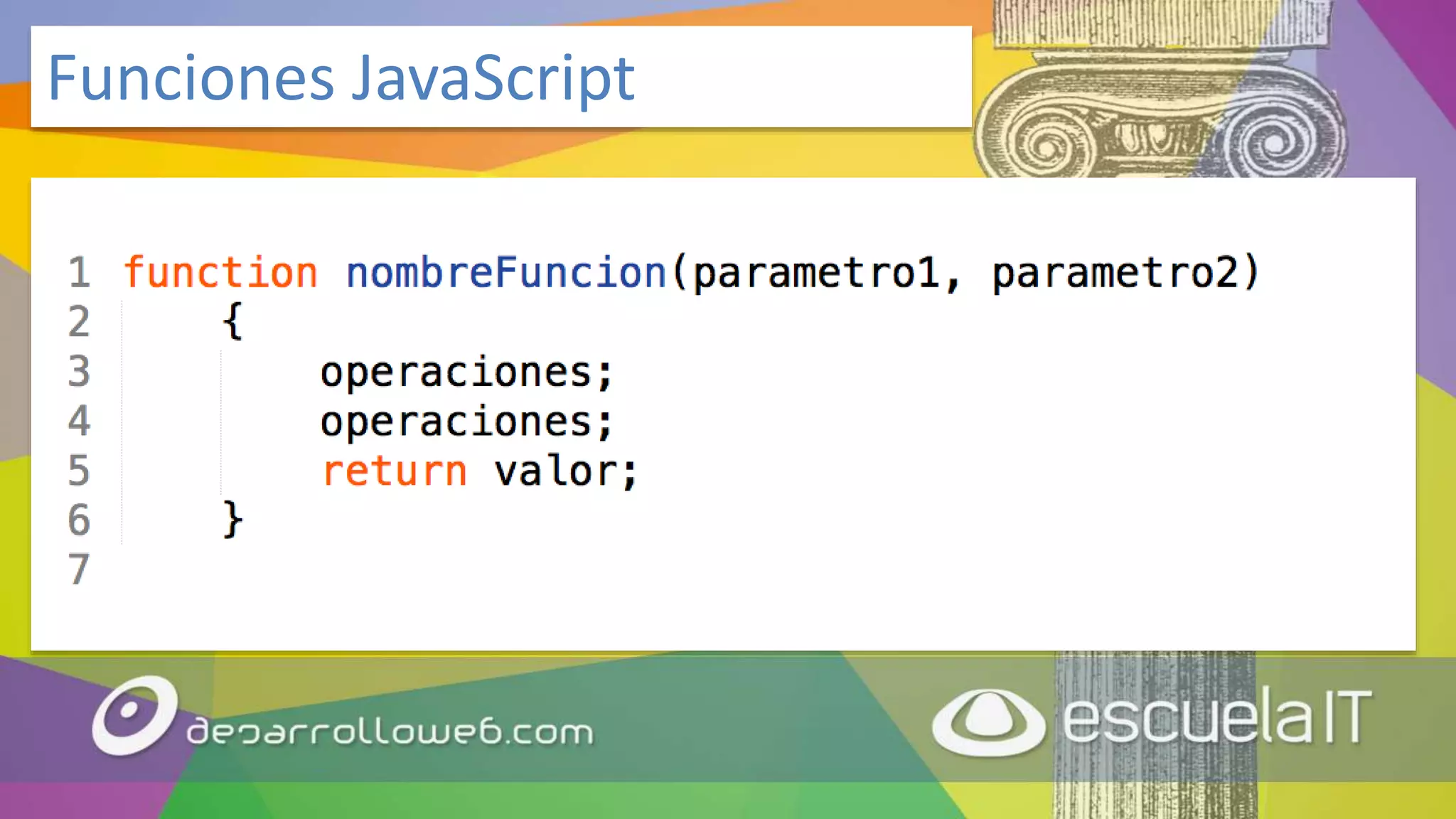 Funciones JavaScript