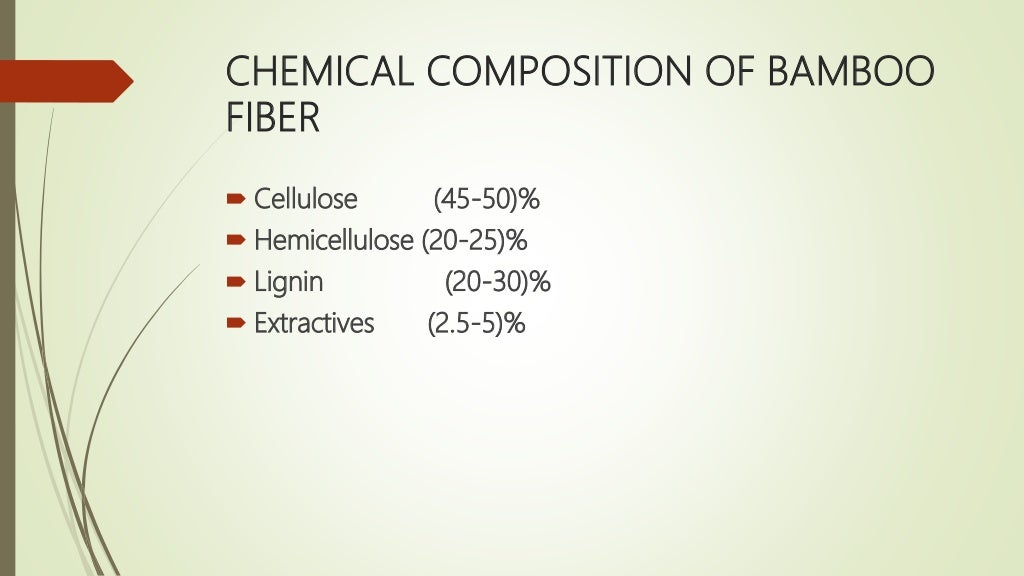 Bamboo fiber