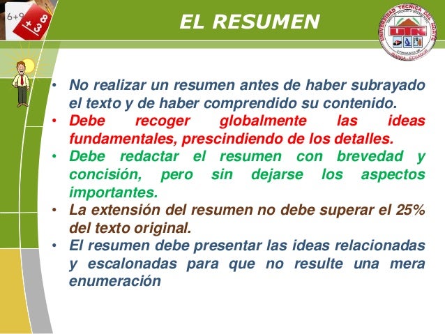 Resultado de imagen de resumen y esquema