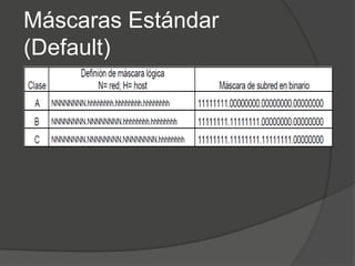 Máscaras Estándar
(Default)
 