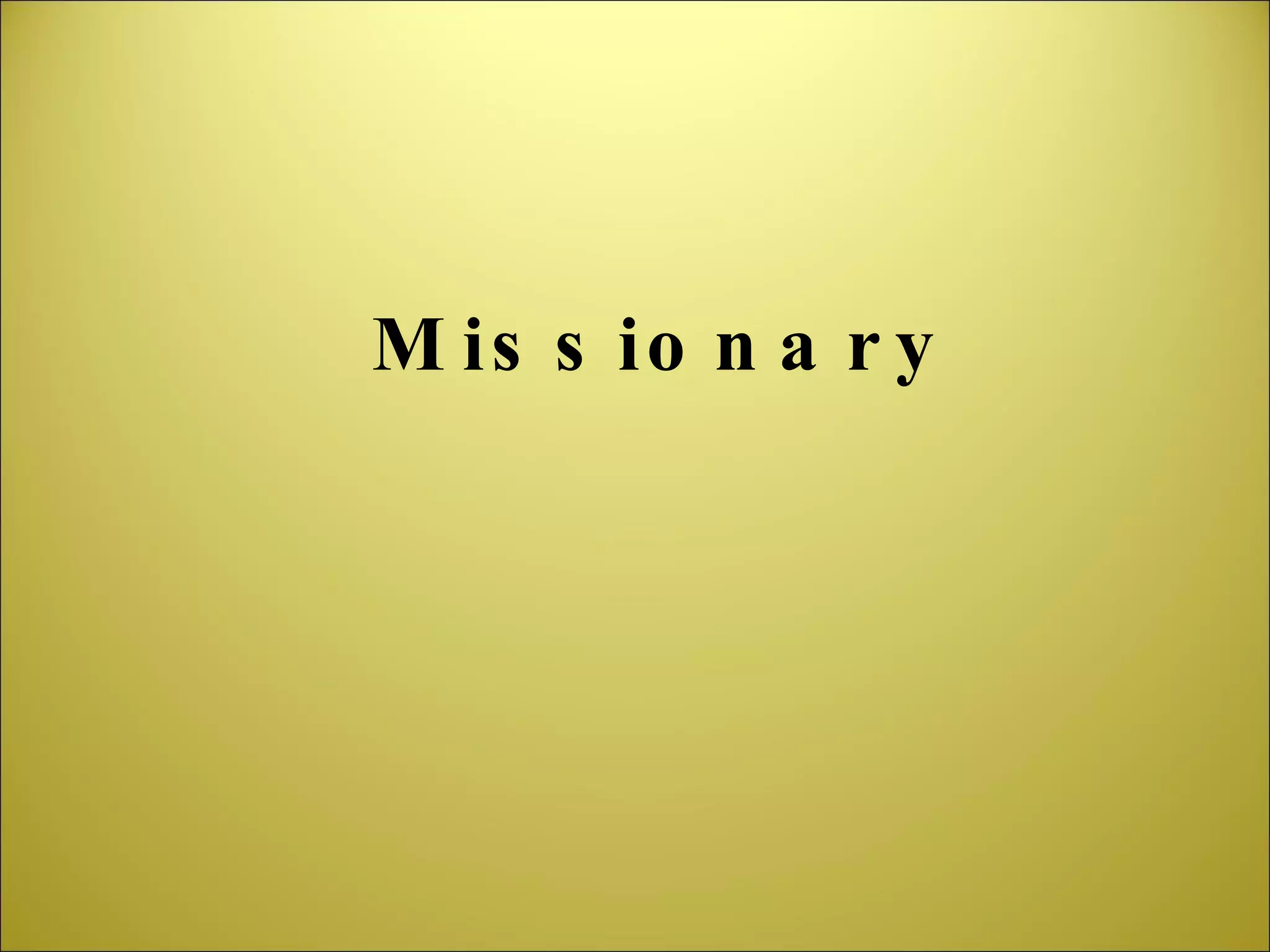 Missionary 