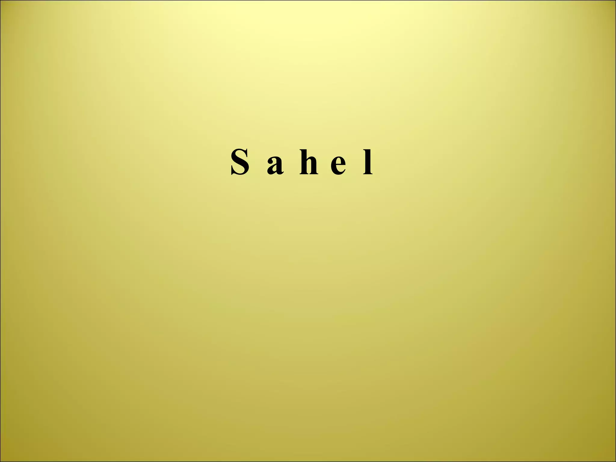 Sahel 