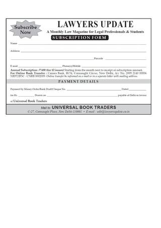 Subscription form | PDF