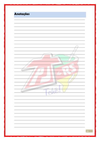 11
Anotações
______________________________________________________________________
______________________________________________________________________
______________________________________________________________________
______________________________________________________________________
______________________________________________________________________
______________________________________________________________________
______________________________________________________________________
______________________________________________________________________
______________________________________________________________________
______________________________________________________________________
______________________________________________________________________
______________________________________________________________________
______________________________________________________________________
______________________________________________________________________
______________________________________________________________________
______________________________________________________________________
______________________________________________________________________
______________________________________________________________________
______________________________________________________________________
______________________________________________________________________
______________________________________________________________________
______________________________________________________________________
______________________________________________________________________
______________________________________________________________________
______________________________________________________________________
______________________________________________________________________
______________________________________________________________________
______________________________________________________________________
______________________________________________________________________
______________________________________________________________________
______________________________________________________________________
______________________________________________________________________
 