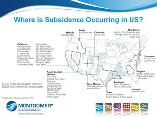 Land subsidence: what is it and why do we care? | PPTX