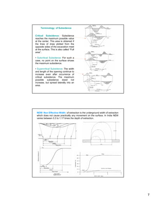 Subsidence in coal mines | PDF