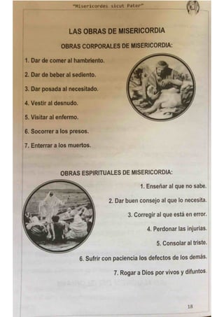 Subsidio Diocesano del año de la Misericordia